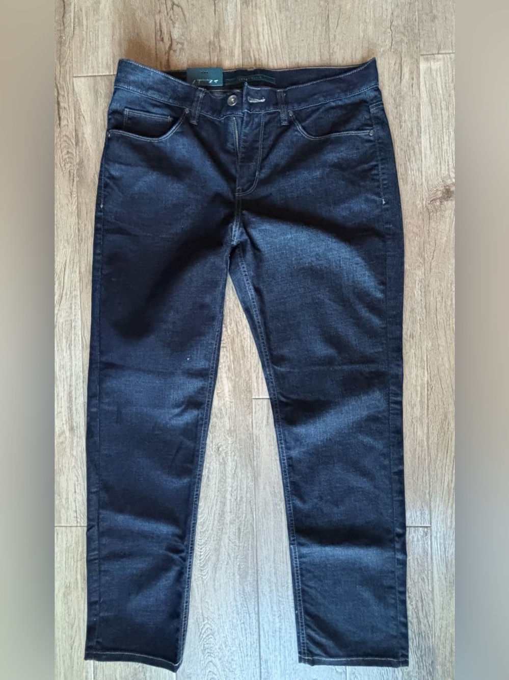 Men’s Perry Ellis Slim Fit Straight Jeans in Dark Indigo SZ 34x32 NWT